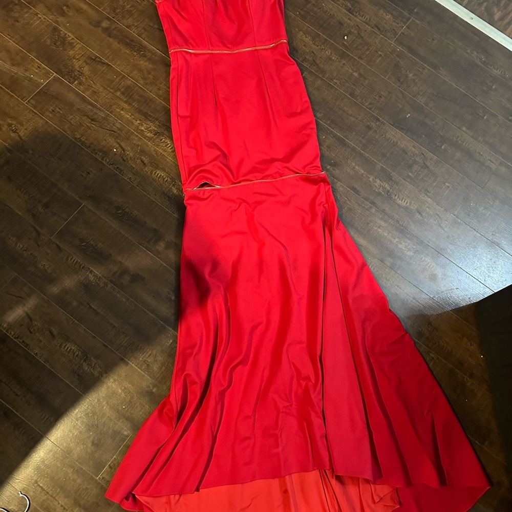Elegant Red Evening Gown